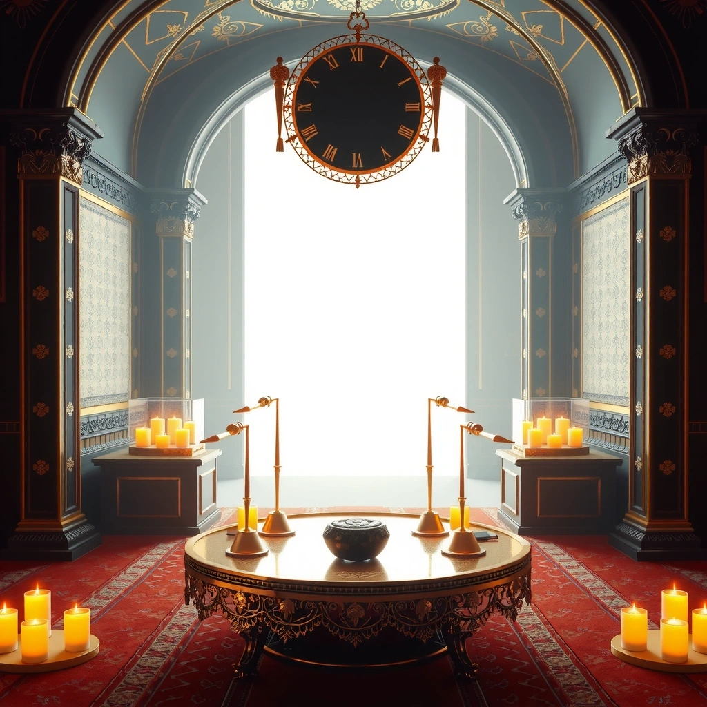 Gothic gold atmosphere